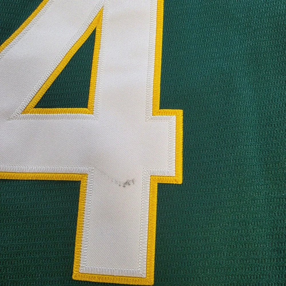 Nike Oakland Athletics Rickey Henderson 24 MLB Jersey Green XXL A's Green